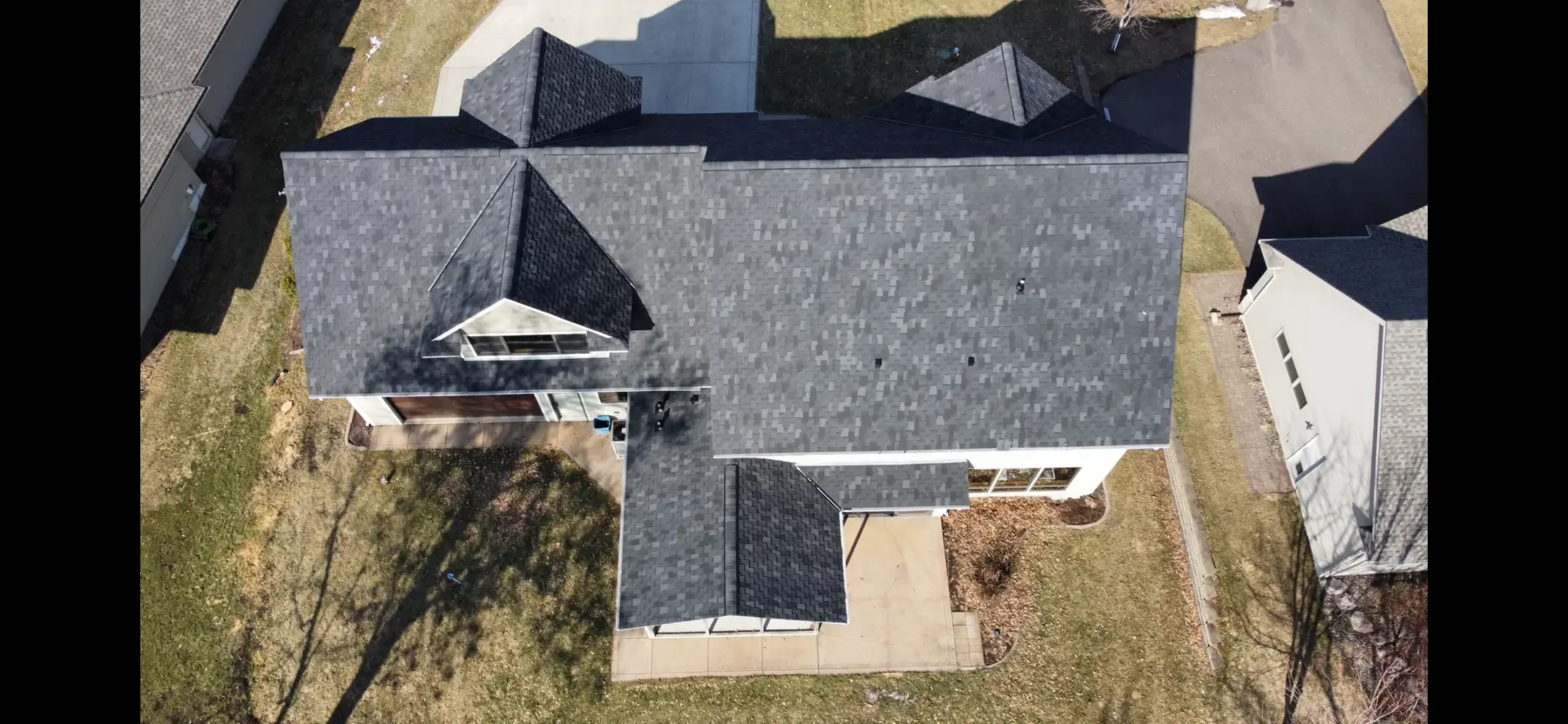 Solaris roofing and exterior service area