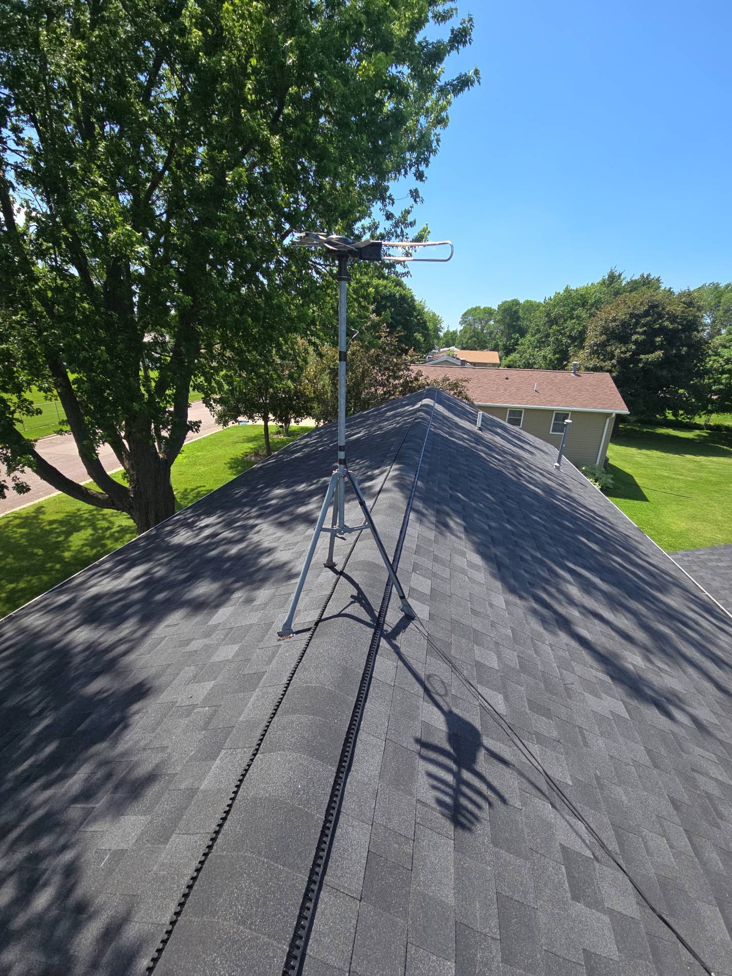 Roofing project completed by Solaris in Lakefield, MN