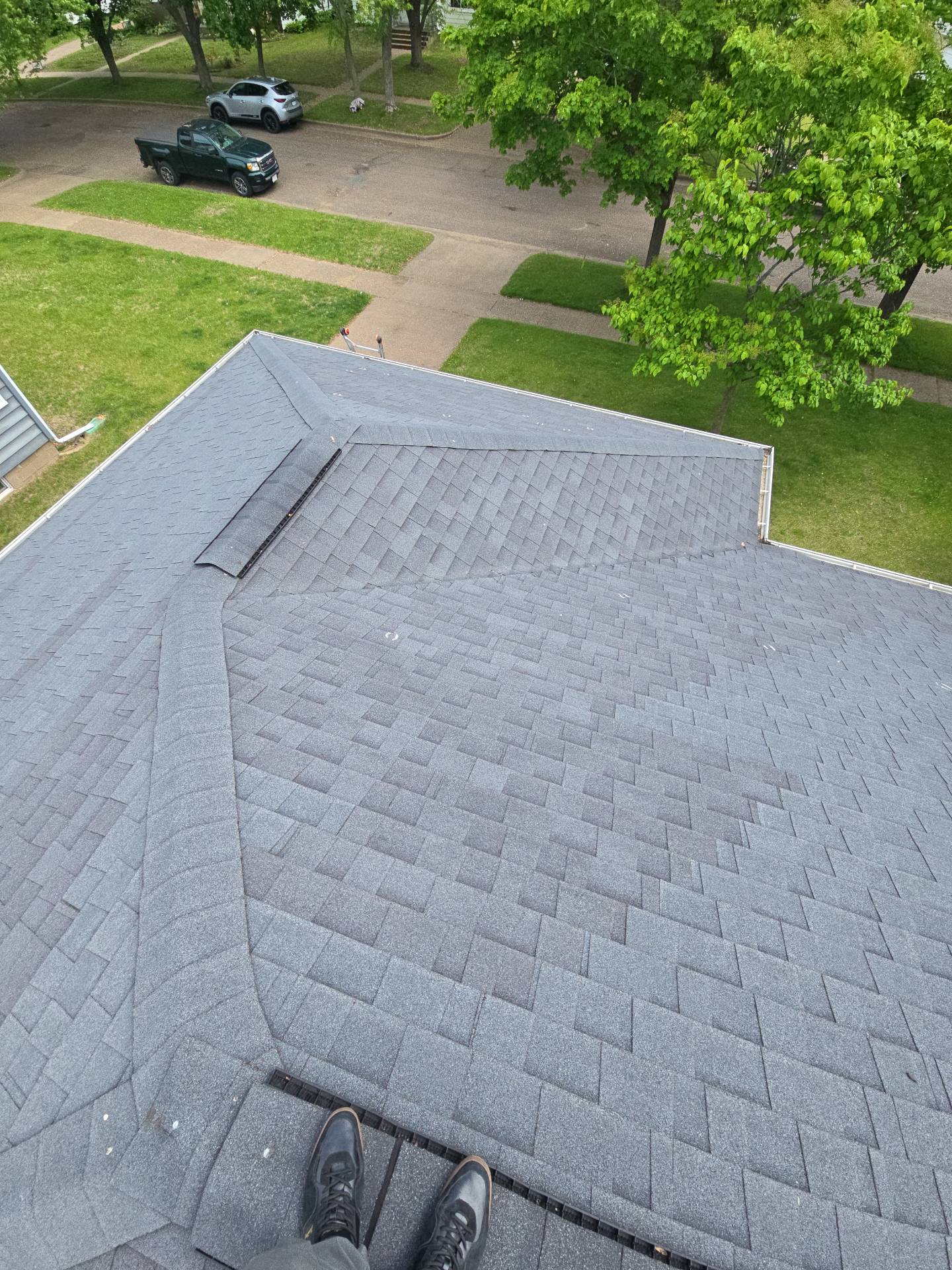 Roofing project detail in Eau Claire, WI 5